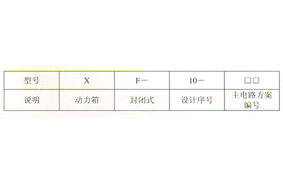 XF-10型動力配電箱